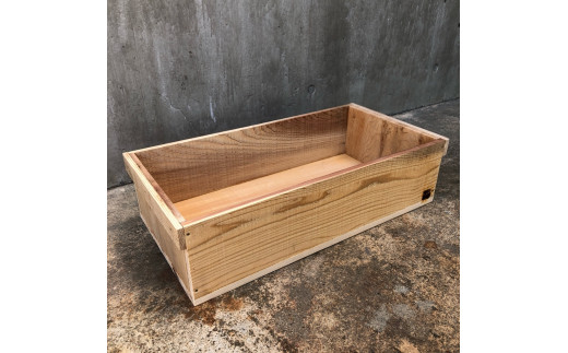 木箱（りんご箱）Bサイズ 62cm×31cm×15.5cm (おおさか 河内材 無塗装