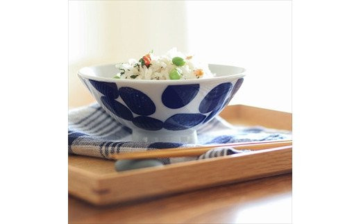 souzyu-en modern ご飯茶碗夫婦セット 川