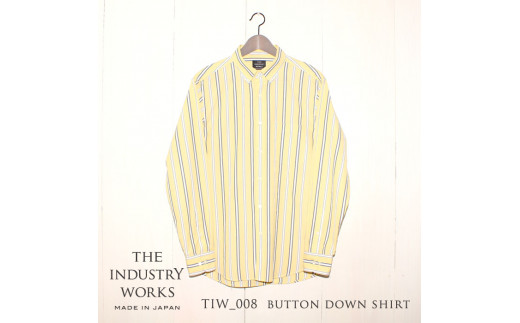 36-2 播州織メンズシャツ「THE INDUSTRY WORKS」（1着）【TIW_002 