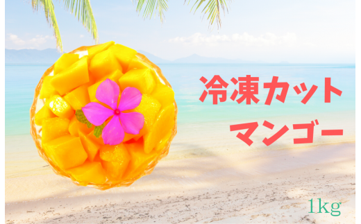 カットマンゴーの盛り付けはイメージです