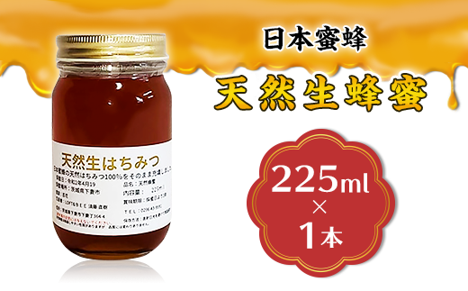 天然生蜂蜜（日本蜜蜂）【ハチミツ 蜂蜜 はちみつ 生蜂蜜 蜂 お菓子 瓶タイプ 砂糖 甘い 濃厚】 - 茨城県下妻市｜ふるさとチョイス -  ふるさと納税サイト