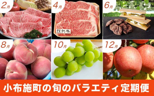 O 3 年6回定期便 小布施町の旬のバラエティ定期便 長野県小布施町 ふるさと納税 ふるさとチョイス