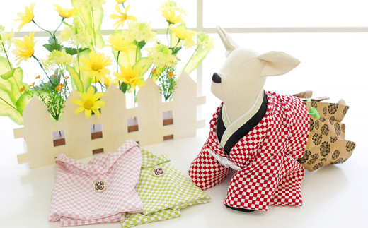 高級生地から作る小型犬 ペット 着物の羽織袴3色セット 兵庫県淡路市 ふるさと納税 ふるさとチョイス