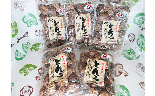 【大分県九重町】大分県産 どんこ椎茸 5個セット 100g×5袋 乾しいたけ きのこ