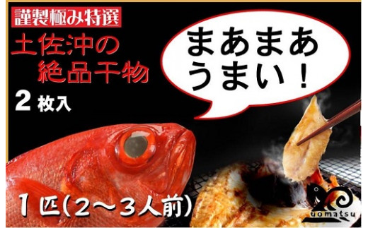 U88 金目鯛 キンメダイ 干物 2枚 高知県東洋町 ふるさと納税 ふるさとチョイス