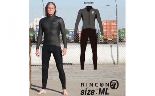 ウエットスーツ RINCON 5/3mm起毛 BACK-ZIP フルスーツ WINTER仕様 ML