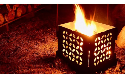 焚火台 ファイヤーピット 和柄 七宝 アウトドアグッズ キャンプ用品 登山用品 ピクニック キャンパー 奈良県宇陀市 ふるさと納税 ふるさとチョイス