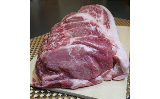 【茨城県境町】K1440 茨城県産豚肉肩ロースブロック　約2.0kg