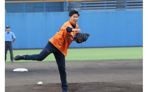 ｈ 18 マンダリンパイレーツ公式戦始球式権 愛媛県松前町 ふるさと納税 ふるさとチョイス