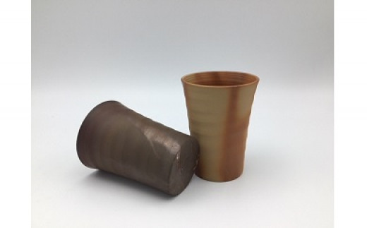 ふるさと納税 備前焼で完成するコーヒードリップセット（ヒダスキ焼） 岡山県備前市 ふるさと納税 岡山県 備前市 0033-I-012 備前焼で完成するコーヒー