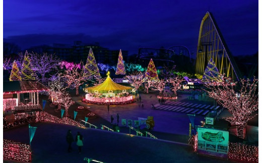 期間限定】よみうりランド入園券２枚（ジュエルミネーション開催期間中