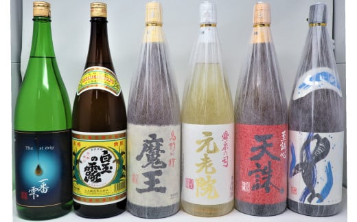 【鹿児島県錦江町】No.5027-3 【魔王】入り焼酎6本セット(一升瓶)