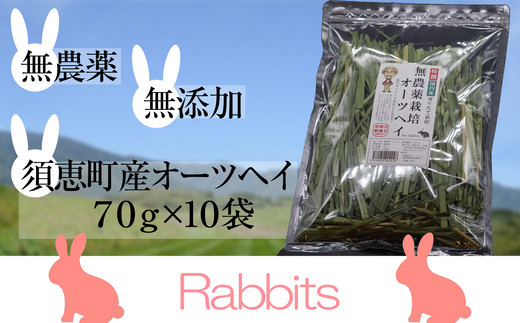 無農薬栽培 うさぎ用ペットフード 特選オーツヘイ 70g 10袋 Se3419 6 福岡県須恵町 ふるさと納税 ふるさとチョイス