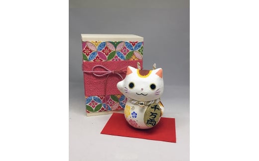 良好品】 山崎張り子 親子招き猫 工芸品 - www.fazendasantacecilia.com