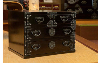 岩谷堂箪笥 桜木作 匠の技 四ツ引小箪笥 用紙サイズ 伝統工芸品 岩手県奥州市 ふるさと納税 ふるさとチョイス