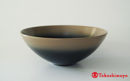 輪島漆器〈輪島キリモト〉高麗鉢（黒利休ねずグラデーション） [高島屋
