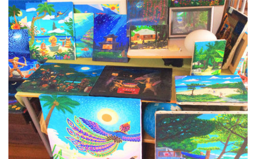 やんばるの絵描き・運天 肇があなたのために1枚描きます！」 - 沖縄県