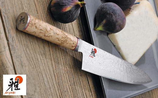 MIYABI ミヤビ 「 5000MCD 三徳包丁 180mm 日本製 」 ダマスカス 三徳