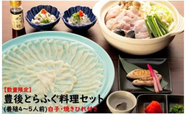 数量限定 豊後とらふぐ料理セット 養殖4 5人前 白子 焼きひれ付き 大分県佐伯市 ふるさと納税 ふるさとチョイス