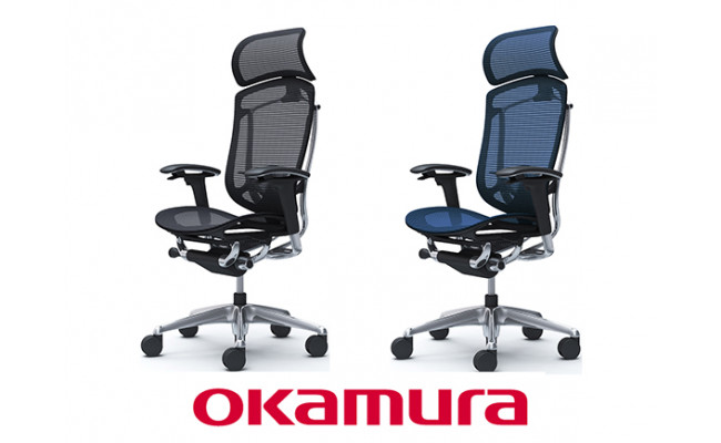 別倉庫からの配送 ふるさと納税 椅子 横須賀市 神奈川県 おしゃれ 背もたれ キャスター付き リクライニング テレワーク 在宅勤務 在宅ワーク ワークチェア デスクチェア オフィスチェア いす ダークブルー 無し ヘッド コンテッサセコンダ オカムラ チェア Ca005 R
