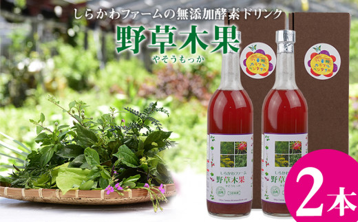 しらかわファーム＞無添加酵素ドリンク「野草木果(やそうもっか)2