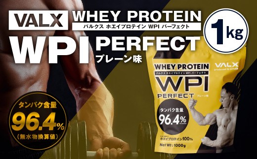 22-05 VALX ホエイプロテイン WPI パーフェクト プレーン味 1kg - 佐賀