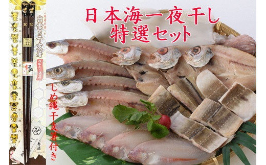 日本海一夜干し特選セット 大サイズ しめ縄干支箸付 5 002 島根県出雲市 ふるさと納税 ふるさとチョイス