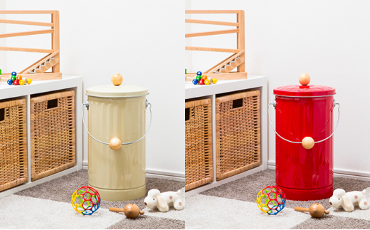 №5258-0165]ゴミ箱 オバケツ おむつ 消臭ペール 渡辺金属工業 バケツ