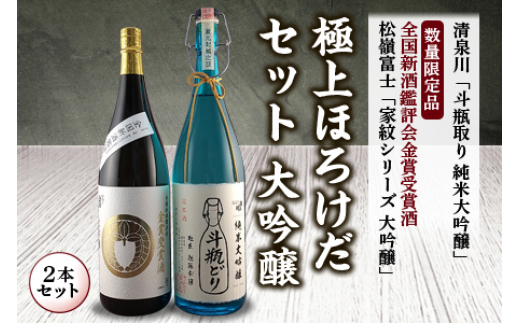 【山形県】極上ほろけだセット 大吟醸2本セット F2Y-4252