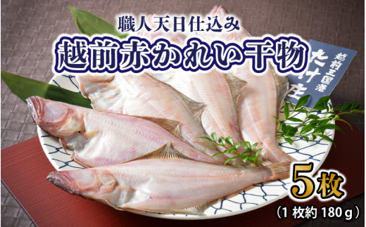 職人天日仕込み 越前赤かれい干物 5枚セット A 1602 福井県坂井市 ふるさと納税 ふるさとチョイス