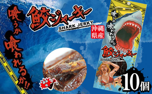 鮫ジャーキー 醤油味 10個販売 西原町西原町 ふるさと納税 ふるさとチョイス