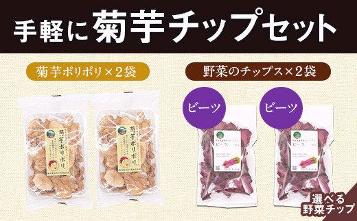 【熊本県大津町】選べる手軽に菊芋チップセット レシピ付き  《30日以内に出荷予定(土日祝除く)》熊本県 大津町 菊芋 FSSC22000取得 ビーツ 株式会社阿蘇自然の恵み総本舗