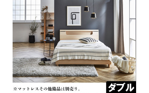 EO235 【開梱設置 完成品】カプリース ダブル ベッド レッグタイプ 