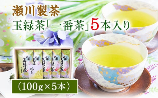 玉緑茶(たまりょくちゃ)「一番茶」 100g×5本 《60日以内に順次出荷