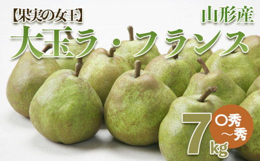 Fy21 181 果実の女王 大玉ラ フランス 秀 秀7kg 16 玉 山形県山形市 ふるさと納税 ふるさとチョイス