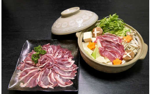 【鹿児島県肝付町】天然イノシシ肉（スライス・冷凍）約500g×2パック
