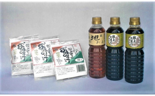 ふるさと納税 郡上市 郡上みそのお味噌汁と郡上たまりの詰合せ　A 郡上みそのお味噌汁と郡上たまりの詰合せ A | 岐阜県郡上市 | ふるさと