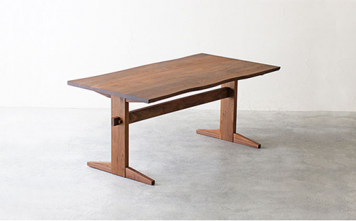 ダイニング テーブル 木製 無垢 ウォールナット ウォルナット 幅 165