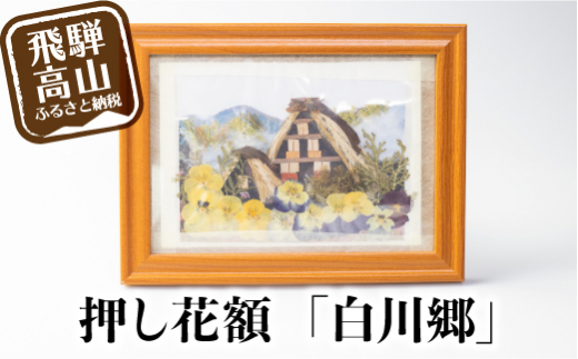 押し花額 飛騨の風景 白川郷 押し花 花 フラワー 雑貨 おしゃれ インテリア 飾り Tr3178 岐阜県高山市 ふるさとチョイス ふるさと納税サイト