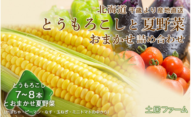 北海道千歳市より産地直送 とうもろこしと夏野菜おまかせ詰め合わせセット 土居ファーム 北海道千歳市 ふるさと納税 ふるさとチョイス 北海道千歳市より産地直送 とうもろこしと夏野菜おまかせ詰め合わせセット 土居ファーム 北海道千歳市 ふるさと納税 ふるさとチョイス