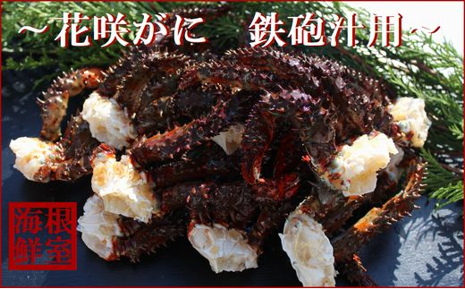 A 北海道根室産 活〆花咲ガニ生足鉄砲汁用1kg 北海道根室市 ふるさと納税 ふるさとチョイス