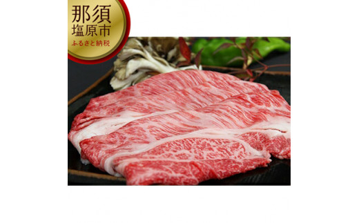 那須野ヶ原和牛 肩ロースしゃぶしゃぶ600g(3～6人前)【 牛肉 栃木県