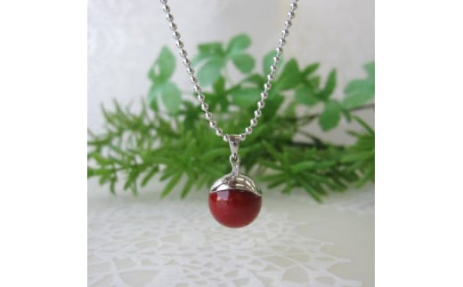 【高知県宿毛市】珊瑚職人館の珊瑚ペンダント143