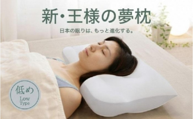 AA156 新・王様の夢枕 低めタイプ (超極小ビーズ素材、専用枕カバー 