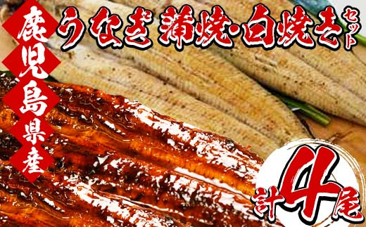 【鹿児島県いちき串木野市】B-251　うなぎの蒲焼・白焼き食べ比べ堪能セット