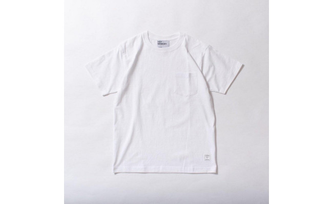 【KEYMEMORY】ポケットTシャツ WHITE - 神奈川県鎌倉市 