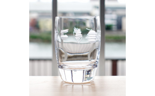 浅草切子 暮らしの硝子「食べ物グラス 521」化粧箱入り| 切子