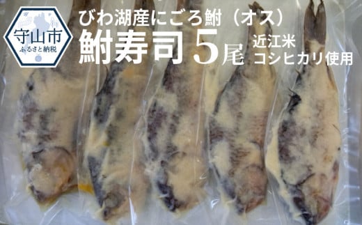 びわ湖産にごろ鮒（オス）鮒寿司 ５尾