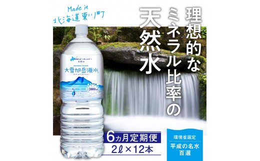 大雪旭岳源水」（2Ｌ×12本）×6ヶ月 - 北海道東川町｜ふるさとチョイス