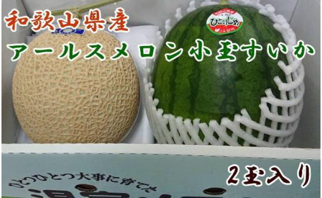 ふるさと納税 和歌山県 美浜町 厳選！小玉すいか『ひとりじめ』 2玉